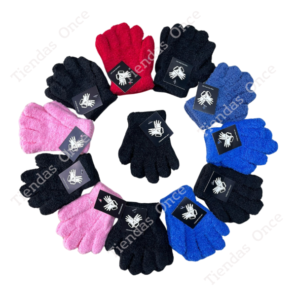 Producto - Guantes simil piel niños - Por docena