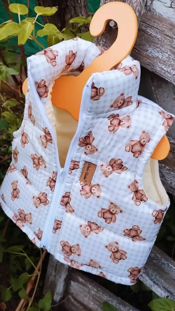 Producto - Chaleco Impermeable Osito Cuadrille T3