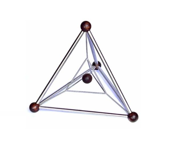 Producto - Escultura abstracta, geométrica - Tetraedro