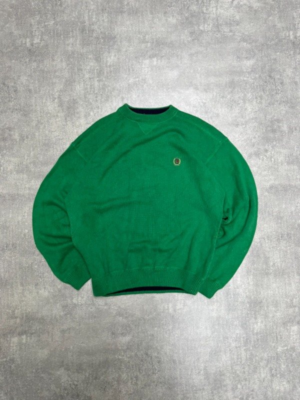 Producto - Sweater de Hilo Tommy Hilfiger Crest Vtg 90s T.L - 0