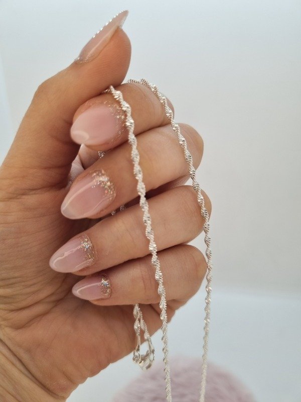 Producto - Cadena acero blanco yxx881 55cm