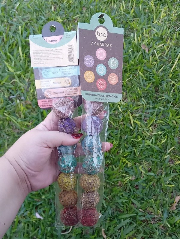 Producto - bombita de defumación 7 chakras