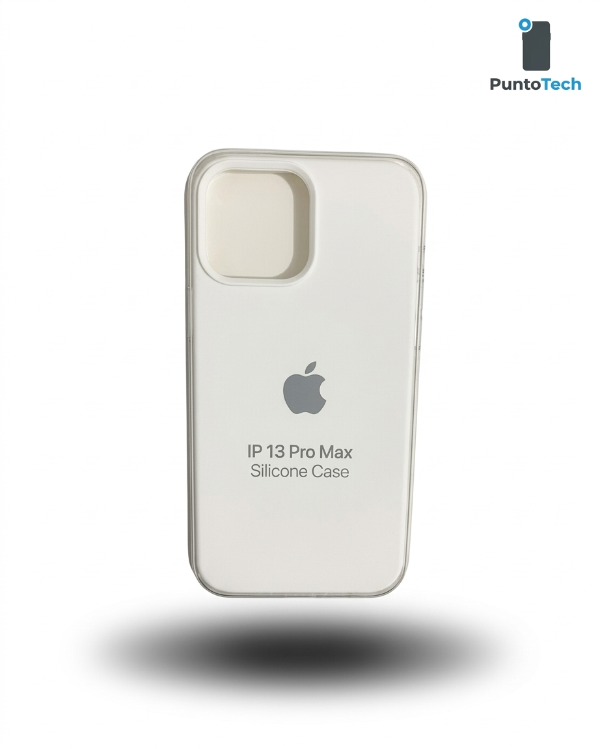 Producto - Silicon case iPhone 13 Pro Max blanco