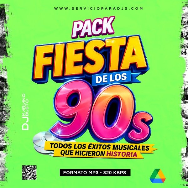 Producto - PACK DJ FIESTA DE LOS 90s - ORIGINAL HITS