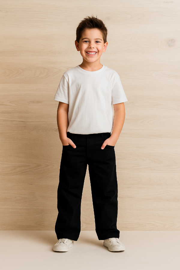 Producto - Pantalón corte chino negro