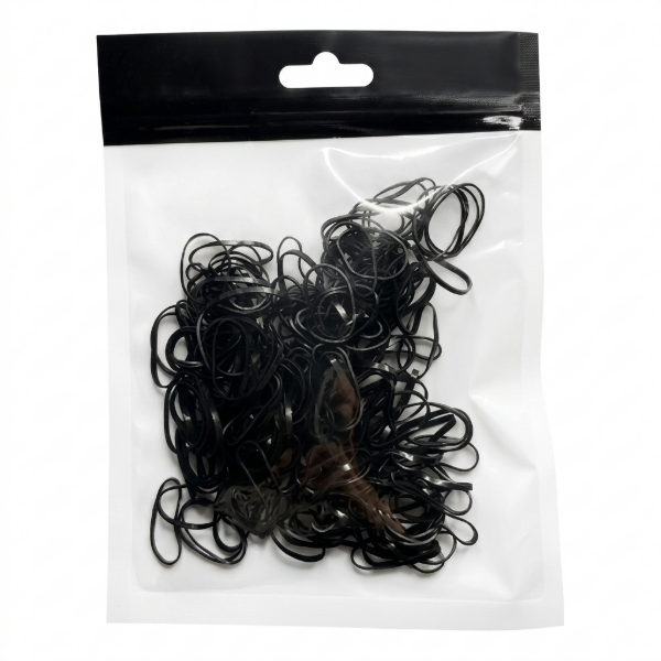 Producto - Gomitas para trenzas - Bolsa x 150 U - Color Negro - 0