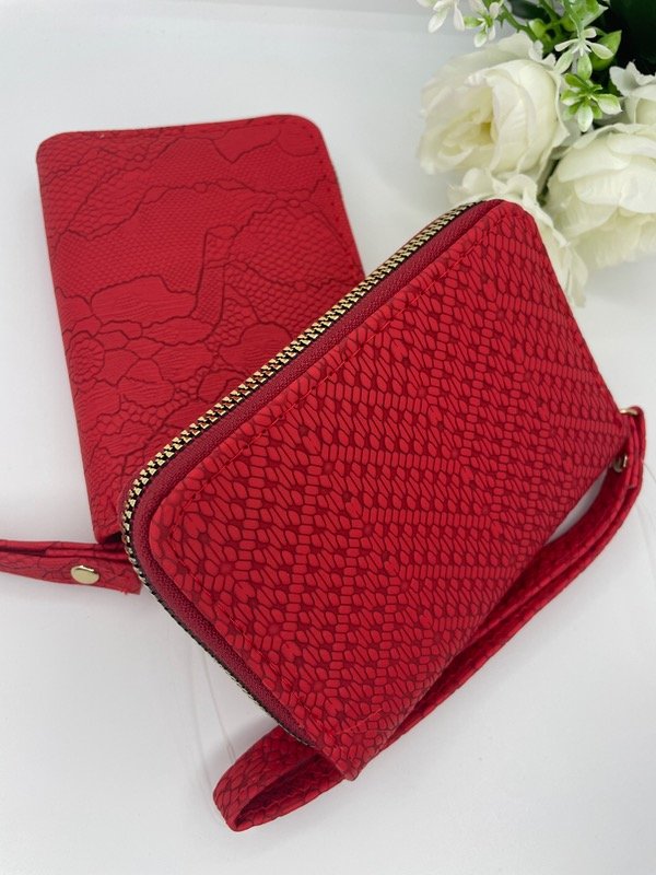 Producto - Billetera 9x13cm Roja