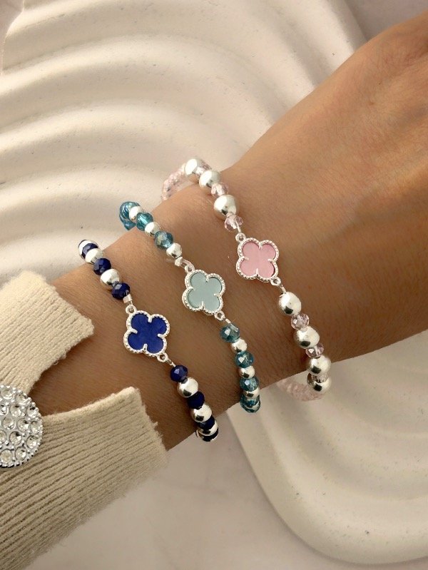 Producto - PULSERA DE PLATA Y CRISTALES 0173