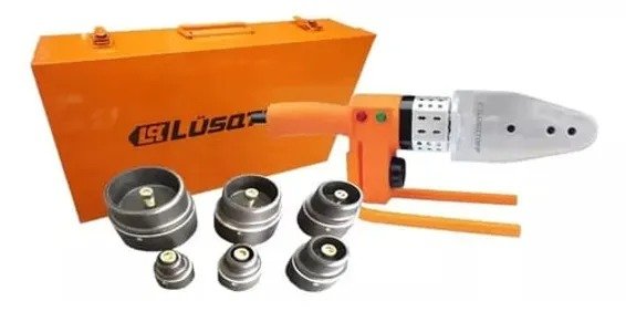 Producto - TERMOFUSORA 800W LUSQTOFF LTF-6308R CON BOQUILLAS Y MALETIN