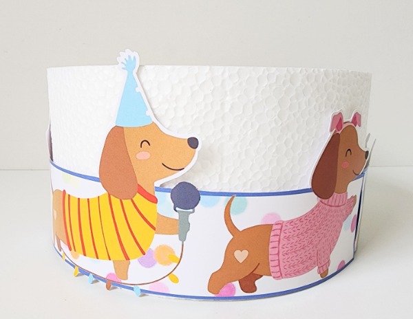 Producto - Perro Salchicha Guarda para Decorar Torta - 2