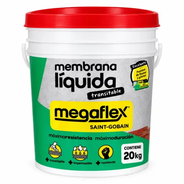 Membrana Líquida Transitable Megaflex 20 Kg