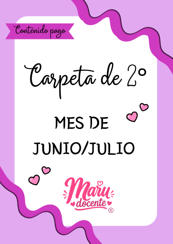 Producto - CARPETA SEGUNDO JUNIO/JULIO