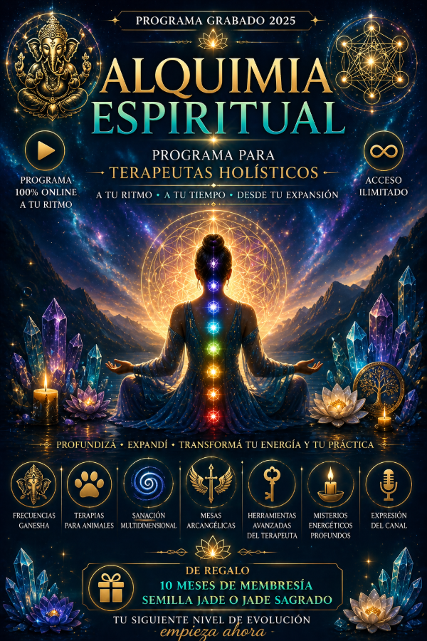 Producto - Alquimia espiritual - Programa para Terapeutas Holísticos - Online y a tu ritmo - 1