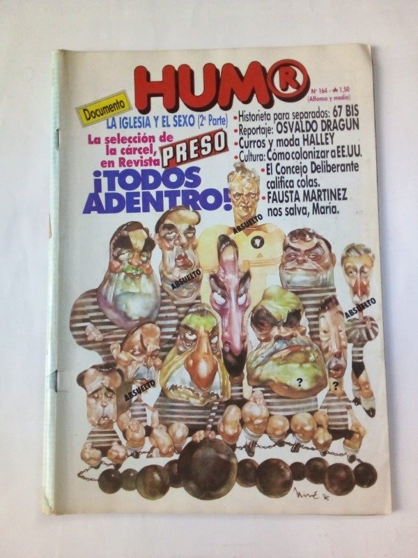 Producto - Humor #164 - Diciembre 1985 - Todos adentro Dragun Halley