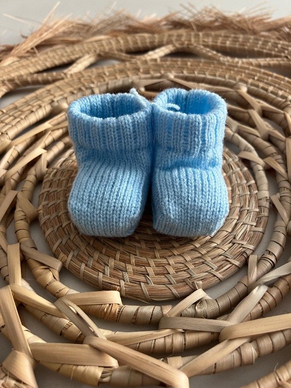 Producto - Escarpines BC tejidos Celeste