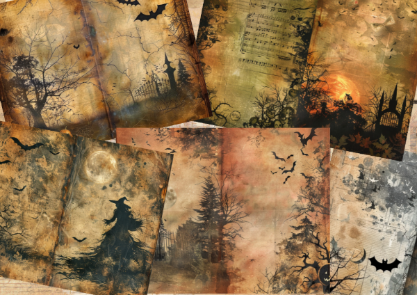 Producto - Archivo Digital: Junk Journal Halloween - 1