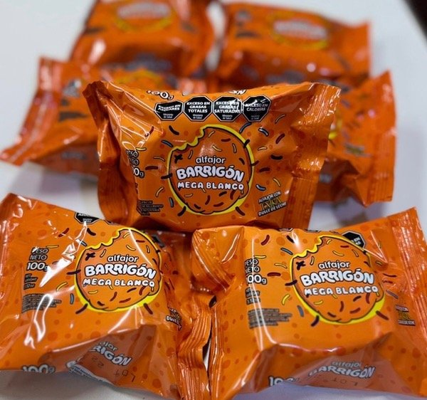 Producto - Alfajor Barrigón Blanco 100gr