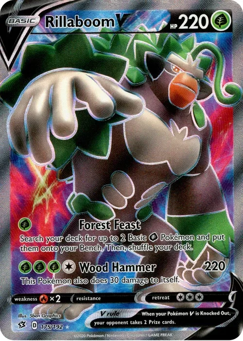 Producto - Rillaboom V Full Art - 175/192 - Rebel Clash - Holo