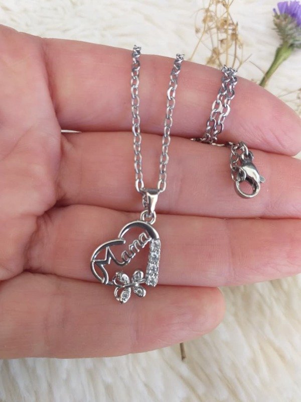 Producto - AQC0043 Collar Corazón Mamá