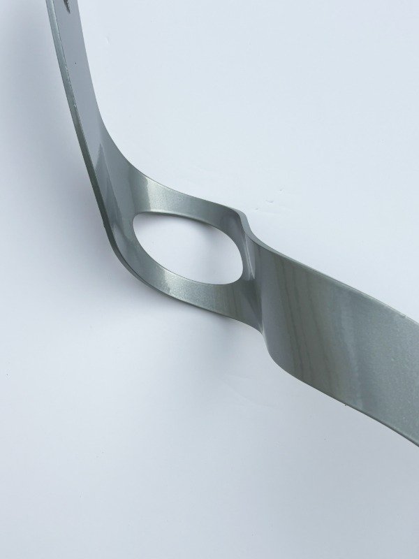 Producto - Bicicletero de Pared de Hierro - Diseño y Resistencia - Color: Gris inoxidable - 3