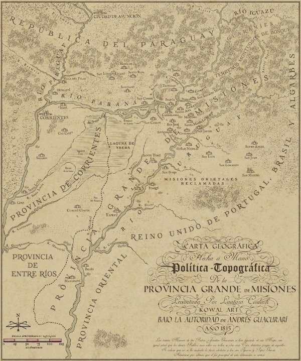 Producto - Mapa de la Provincia Grande de Misiones