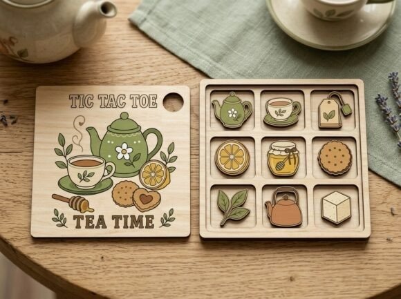 Producto - Ta-Te-Tí de madera personalizado - 2