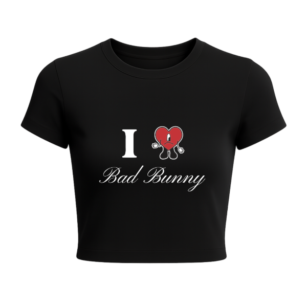 Producto - Baby Tee Bad Bunny Liquidación