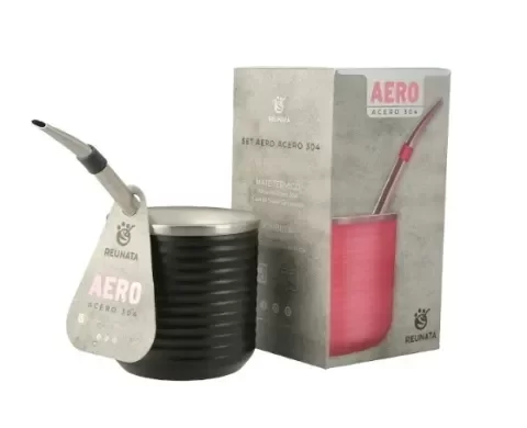 Producto - KIT AERO ACERO - MATE Y BOMBILLA