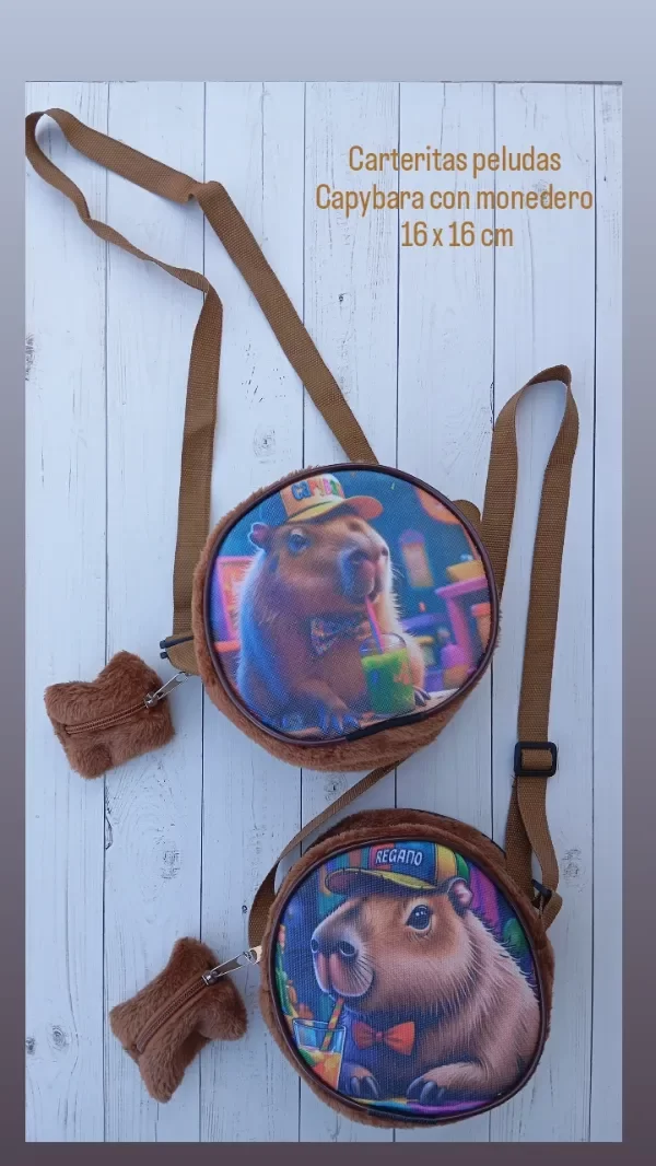 Producto - CARTERITA CAPYBARA CON MONEDERO