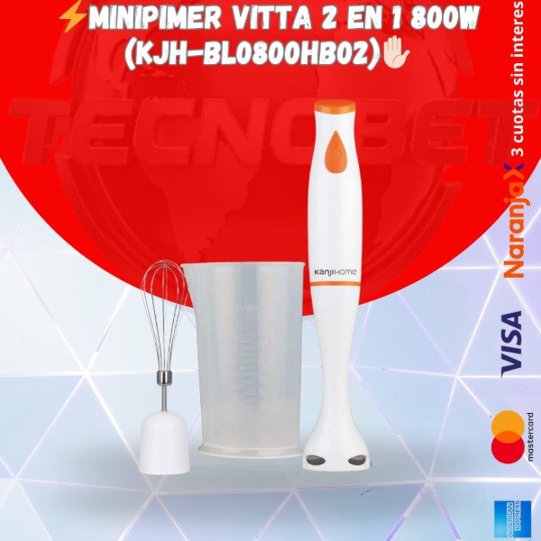 Producto - MINIPIMER VITTA 2 EN 1 (KJH-BL0800HB02)
