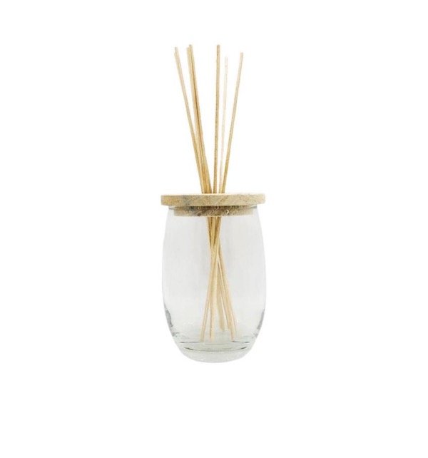 Producto - Vaso Mikonos Alto Con Tapa de Madera Perforada