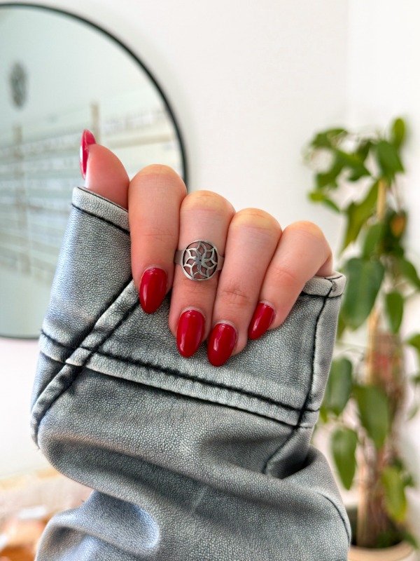 Producto - Anillo acero quirúrgico mandala