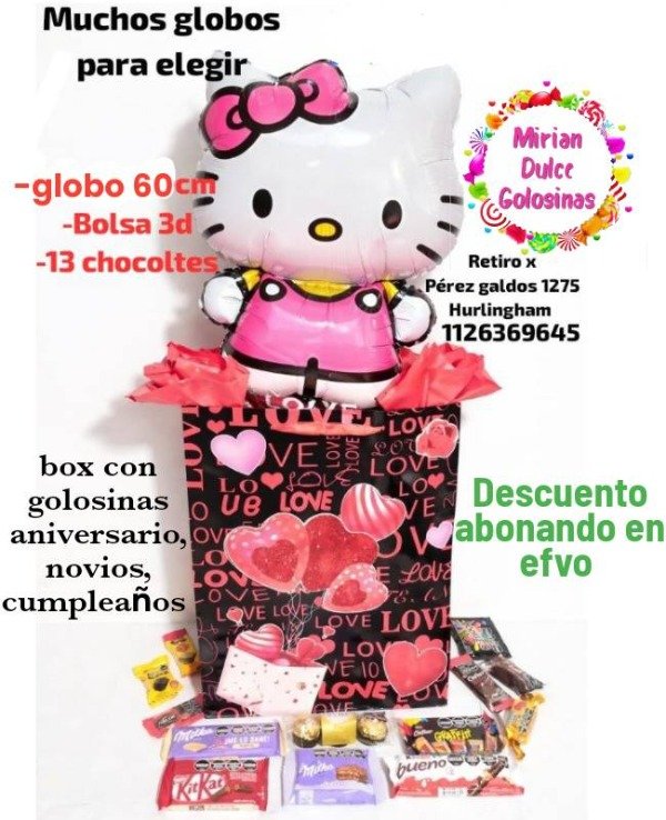 Producto - Regalo San Valentín globos a elección
