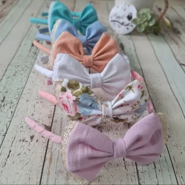 Producto - Vincha Moño con Puntilla