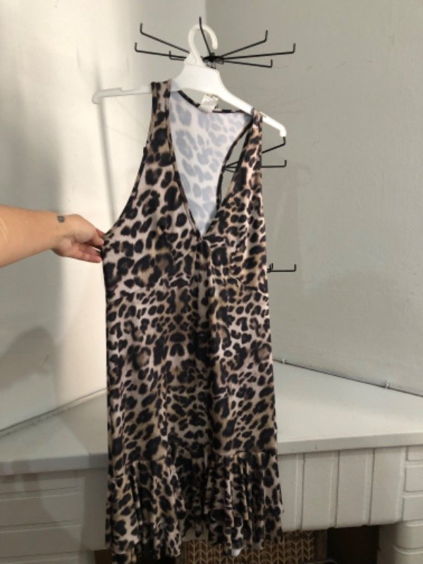 Producto - Vestido //print// de seda fria talle L