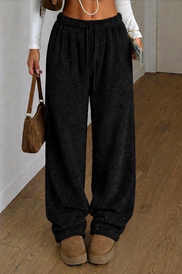 Producto - PANTALON POLAR BAGGY NEGRO / PRE-SAVE