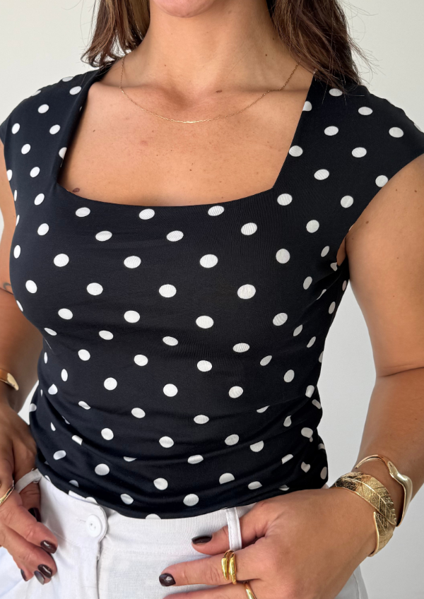 Producto - Remera PERLA - Negro/Blanco - 4