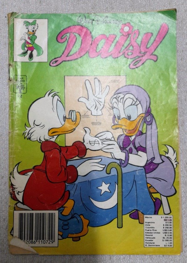 Producto - Revista Daisy #72 - Editorial Abril Cinco Disney - Año 1992