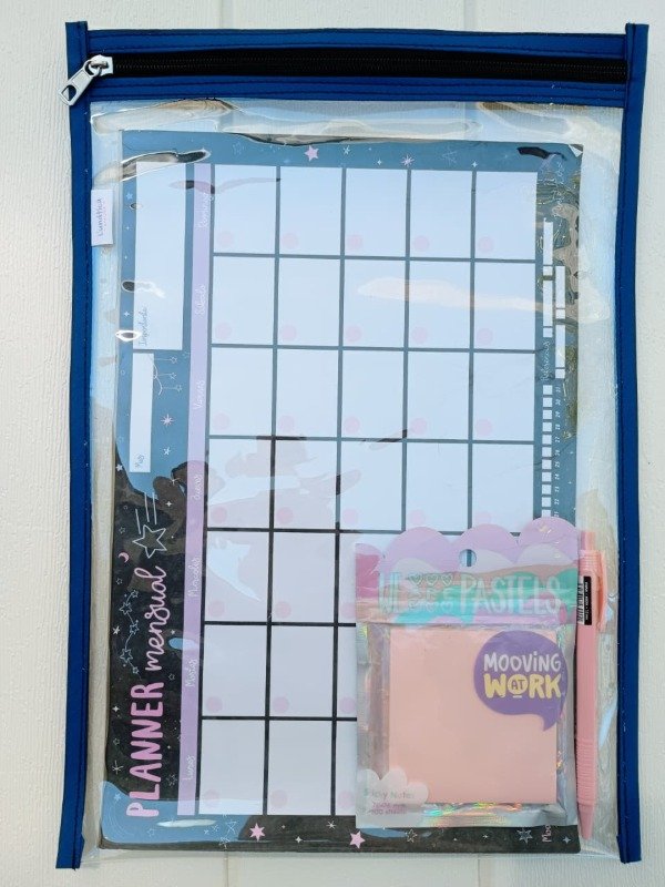 Producto - Sobre Cristal Grande Oficio Azul