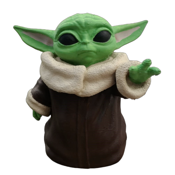 Producto - Figura De Baby Yoda Pintada Estatuilla De Grogu Mandalorian