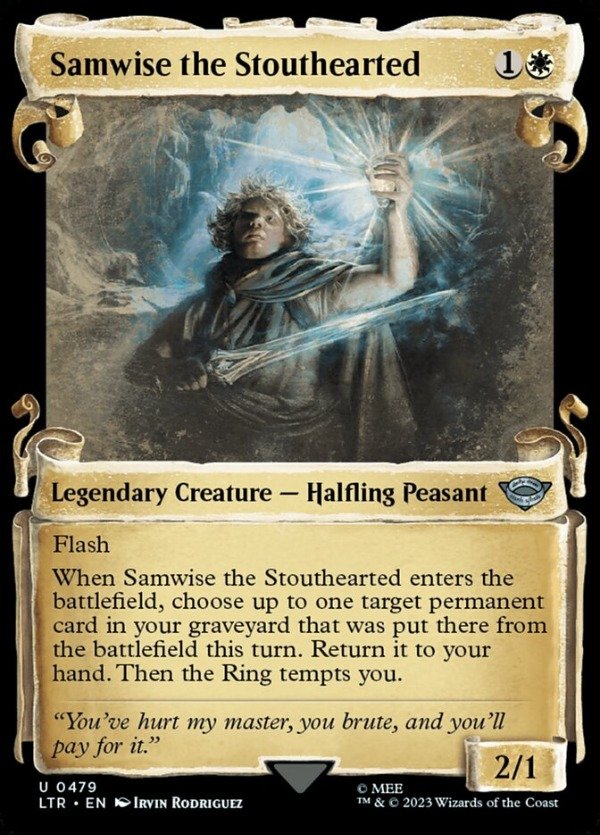 Producto - Samwise the Stouthearted #479 Scroll Showcase  The Lord of the Rings