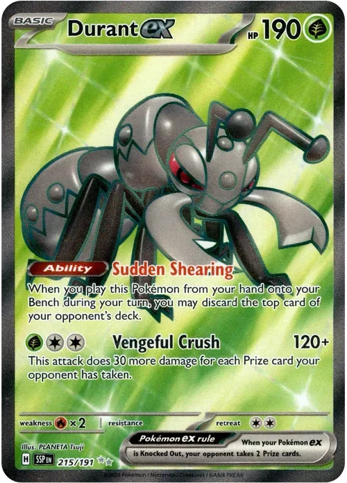 Producto - Durant ex - 215/191 - Surging Sparks - Holo