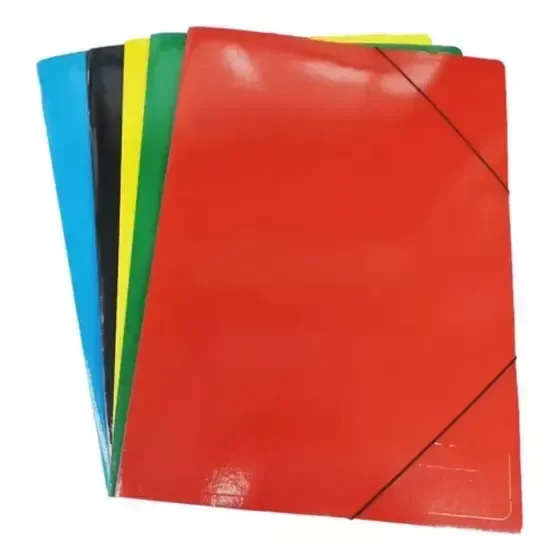 Producto - Carpeta plastificada c/elastico oficio 25 x 35 color