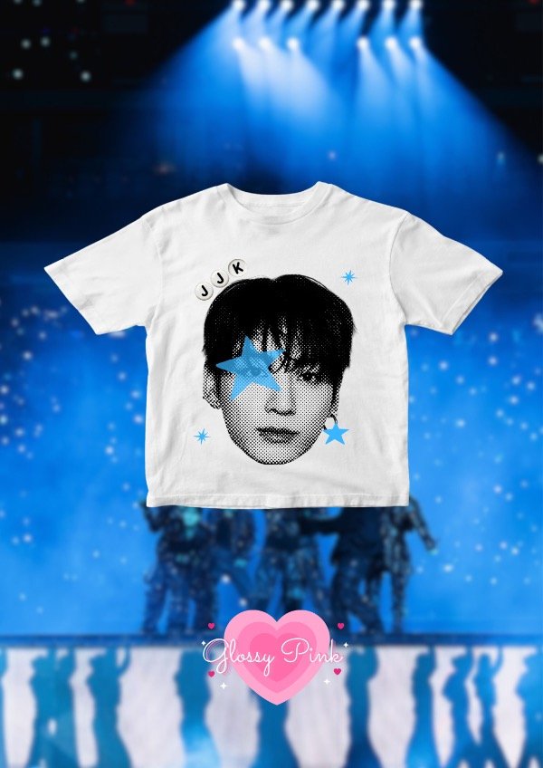 Producto - Baby Tee JK Semitonos Celeste - DTF