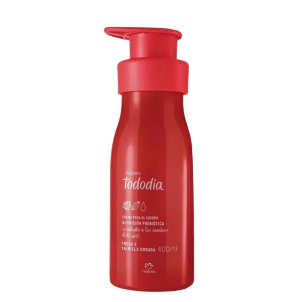 Producto - Crema nutritiva Tododia Fresa y Vainilla Dorada
