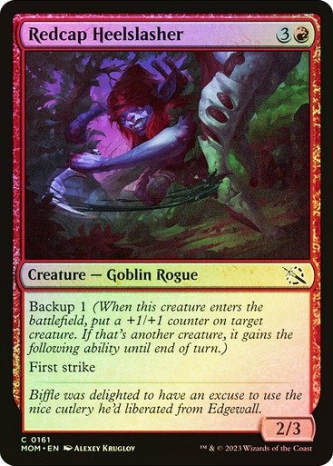 Producto - Redcap Heelslasher Foil  March of the Machine
