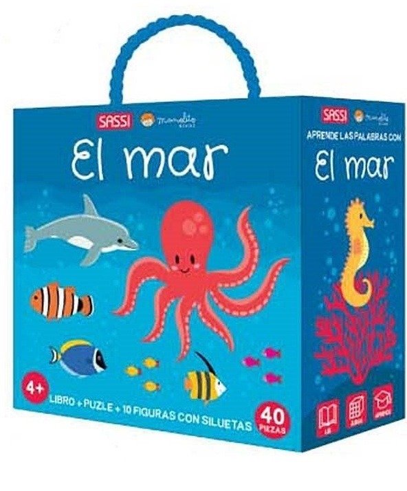 Producto - EL MAR - LIBRO + PUZLE 40 PIEZAS + 10 FIGURAS