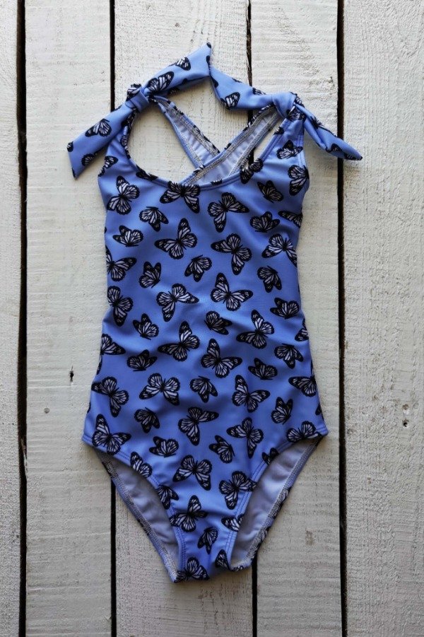 Producto - Entera clasica con lazos estampado Osaka Luz de mar