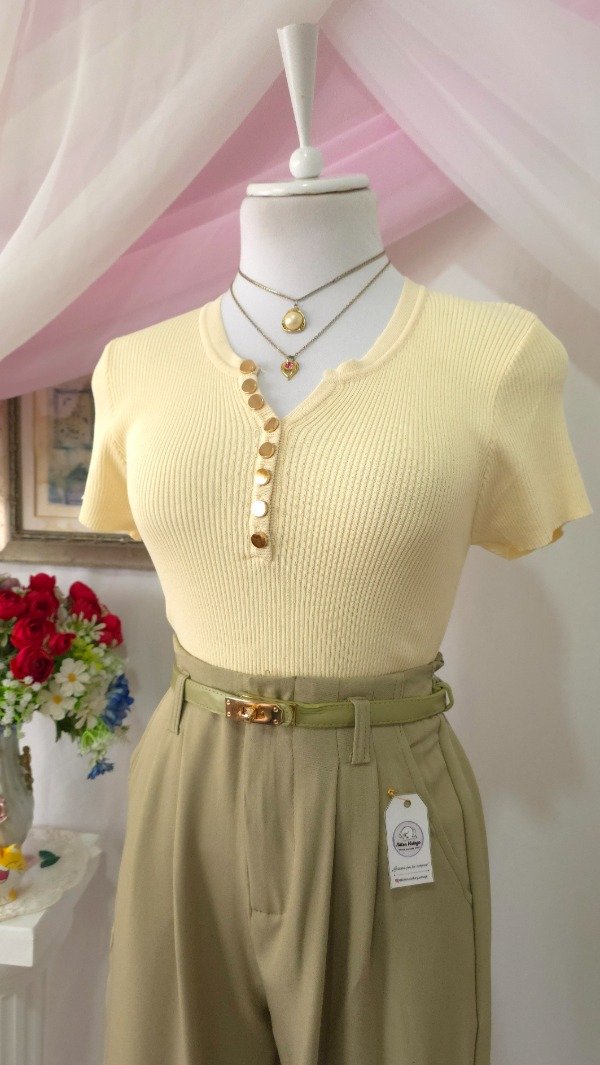 Producto - Remera de Hilo Lilian Natural! IMPORTADA NUEVA