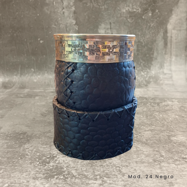 Producto - IMPERIAL ALPACA CINCELADO CON BASE CUERO CROCO (mod 24)